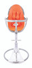 Bloom Fresco Chrome Special Edition Highchair with Pad Starter Kit in Silver and Harvest Orange