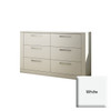 NEST Milano Collection Double Dresser in White