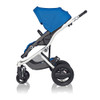 Britax Affinity Stroller in White with Sky Blue Colorpack
