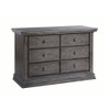 Pali Modena Collection Double Dresser in Granite