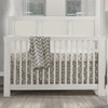 Natart Rustico Collection 5 in 1 Convertible Crib in White