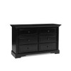 Dolce Babi Venezia Double Dresser in Onyx