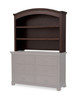 Simmons Castille Collection Bookcase/Hutch in Antique Espresso