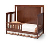 Simmons Chevron Toddler Guard Rail in Espresso Truffle