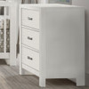 Natart Rustico Collection 3 Drawer Dresser in White