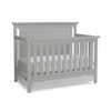 Ti Amo Carino 2 Piece Nursery Set - Crib, Double Dresser in Misty Grey