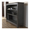 Pali Modena Collection Bookcase Hutch in Granite