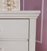 Pali Modena Collection 2 Piece Nursery Set in Vintage White - Crib and Double Dresser