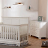Pali Torino 2 Piece Nursery Set - Crib, Double Dresser in White