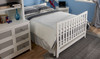 Pali Treviso 2 Piece Nursery Set  in White/Grey - Crib, Double Dresser