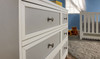Pali Treviso 2 Piece Nursery Set  in White/Grey - Crib, Double Dresser
