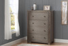 Serta Langley 4 Drawer Chest in Rustic Grey