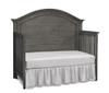 Dolce Babi Lucca 2 Piece Nursery Set Crib and 7 Drawer Dresser in Weathered Grey