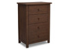 Serta Northbrook 2 Piece Nursery Set Crib and 3 Drawer Dresser in Rustic Oak