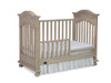 Dolce Babi Naples 2 Piece Nursery Set - Traditional Crib and Double Dresser in Driftwood