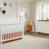 Westwood Jonesport 2 Piece Nursery Set - Crib and Double Dresser in White