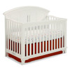 Westwood Jonesport 2 Piece Nursery Set - Crib and Double Dresser in White