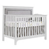 Nest Emerson Collection 2 Piece Nursery Set Crib with Fog Upl. Panel and Double Dresser in White
