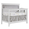 Nest Emerson Collection 2 Piece Nursery Set Crib with Fog Upl. Panel and 5 Drawer Dresser in White