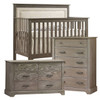 Nest Emerson Collection 3 Piece Nursery Set with Talc Upl. Panel in Sugar Cane