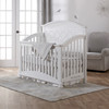 Pali Siracusa Collection 2 Piece Nursery Set in Vintage White - Crib and Double Dresser