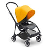 Bugaboo Bee 5 Complete Stroller Black Frame and Grey Melange/Sunrise Yellow