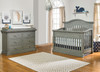 Dolce Babi Marco 2 Piece Nursery Set Crib and Double Dresser in Nantucket Grey