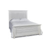 Dolce Babi Lucca Low Profile Footboard for Convertible Crib in Sea Shell White