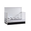 NEST Bruges Collection 2 Piece Nursery Set Crib and Double Dresser in White