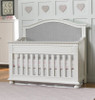Dolce Babi Naples Upholstered Crib in Snow White by Bivona & Company