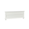 Dolce Babi Naples Low Profile Footboard for Convertible Crib in Snow White