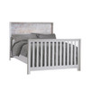 NEST Vibe Collection 5 in 1 Convertible Crib in White and White Bark