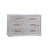 NEST Vibe Collection Double Dresser in White and White Bark