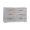 NEST Vibe Collection 3 Piece Nursery Set in White and White Bark