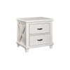 Oxford Baby Lexington 2 Drawer Nightstand in Heirloom White