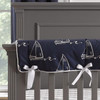 Liz and Roo Nautical Sailboat Bumperless Crib Bedding 4-Piece Set