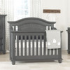 Oxford Baby London Lane 2 Piece Nursery Set - Crib & Dresser in Arctic Gray