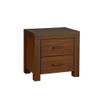 Oxford Baby Piermont Collection Nightstand in Rustic Farmhouse Brown