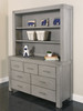 Oxford Baby Piermont Collection Hutch in Rustic Stonington Gray