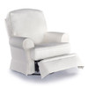 Best Chairs Dakota Swivel Glide Recliner - Snow