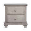 Oxford Baby Kenilworth Collection 2 Drawer Nightstand in Stone Wash