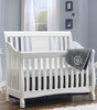 Sorelle Montgomery 2 Piece Set - Double Dresser and Convertible Crib in White