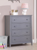 Sorelle Berkley 3 Piece Nursery Set in Gray (4 in 1 Crib)