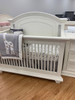 Oxford Baby Cottage Cove Collection 2 Piece Nursery Set - Convertible Crib & Armoire in Vintage White