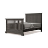 Silva Jackson 2 Piece Nursery Set- Crib and 6 Drawer Dresser in Oil Grey