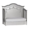 Baby Cache by Heritage Adelina 2 Piece Nursery Set in Metallic Gray - 6dr Chest and Crib