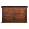 Baby Cache by Heritage Montana 6Dr Dresser in Brown Sugar