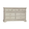 Kingsley by Heritage Amherst 2 Piece Nursery Set in Antique White - 7dr Dresser and Crib