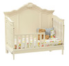 Kingsley by Heritage Cornelia 2 Piece Nursery Set in Wisteria White - 7dr Dresser and Lifetime Crib