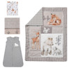 Lambs & Ivy Painted Forest 4-Piece Bedding Set